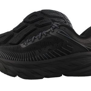 Limited Edition Men’s Triple Black Hoka One One Bondi 7 Size 10.5